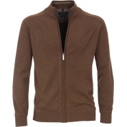 Casa Moda Plain Pima Cotton Zip Cardigan
