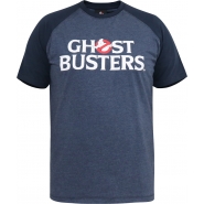 D555 Mens Big Size Ghost Busters Print Cotton Crew Neck T Shirt