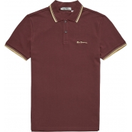 Ben Sherman Mens Big Size Organic Cotton Signature Fashion Polo Shirt