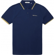 Ben Sherman Mens Big Size Organic Cotton Signature Polo Shirt