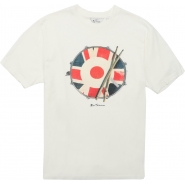 Ben Sherman Mens Big Size Snare Target Print Cotton Crew Neck T Shirt