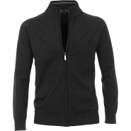 Casa Moda Plain Pima Cotton Zip Cardigan