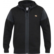 D555 Mens Big Size Fashion Zip Through Hoodie
