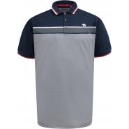 D555 Mens Big Size Panel Polo 