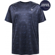 D555 Mens Big Size Active Performance Dry Wear Sprort Crew Neck T Shirt