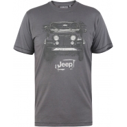 Mens Big Size Duke SOMERTON-D555 Official Jeep Printed T-Shirt