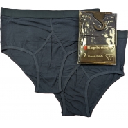 Espionage Mens Big Size Cotton Stretch Y Front Classic Brief