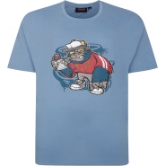 Espionage Mens Big Size Graffitti Graphic Print Tshirt