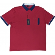 Gabicci Mens Big Size Sports Short Sleeve Cotton Polo