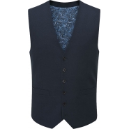 Skopes Mens Big Size Single Breasted Textured Cloth Suit Waistcoat 